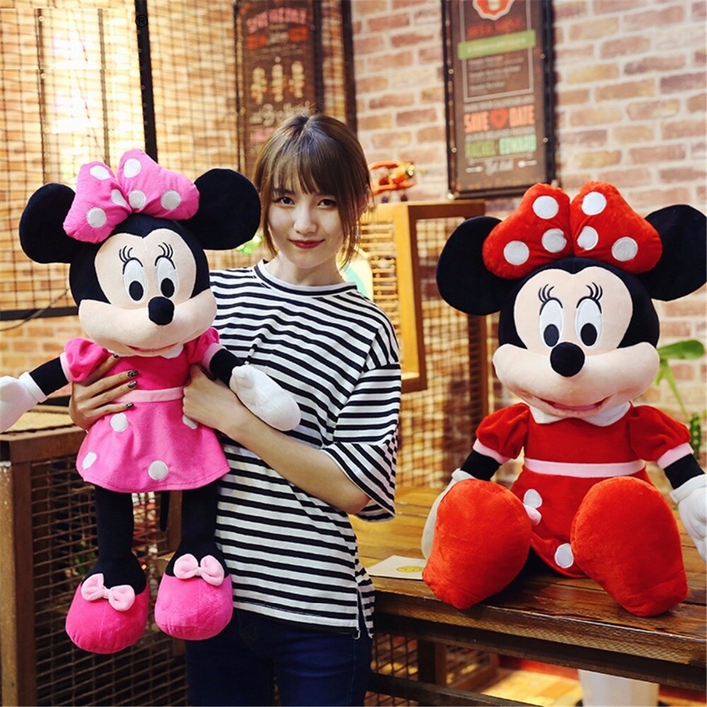 mickey and minnie mouse soft toys