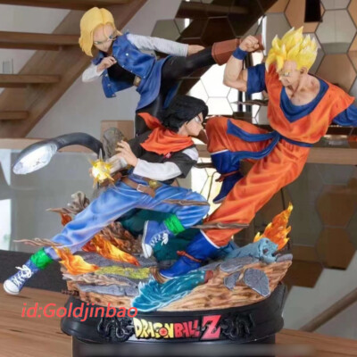 49 Studio Android 17 VS Future Gohan Resin Model Painted Statue 1/4 Scale
