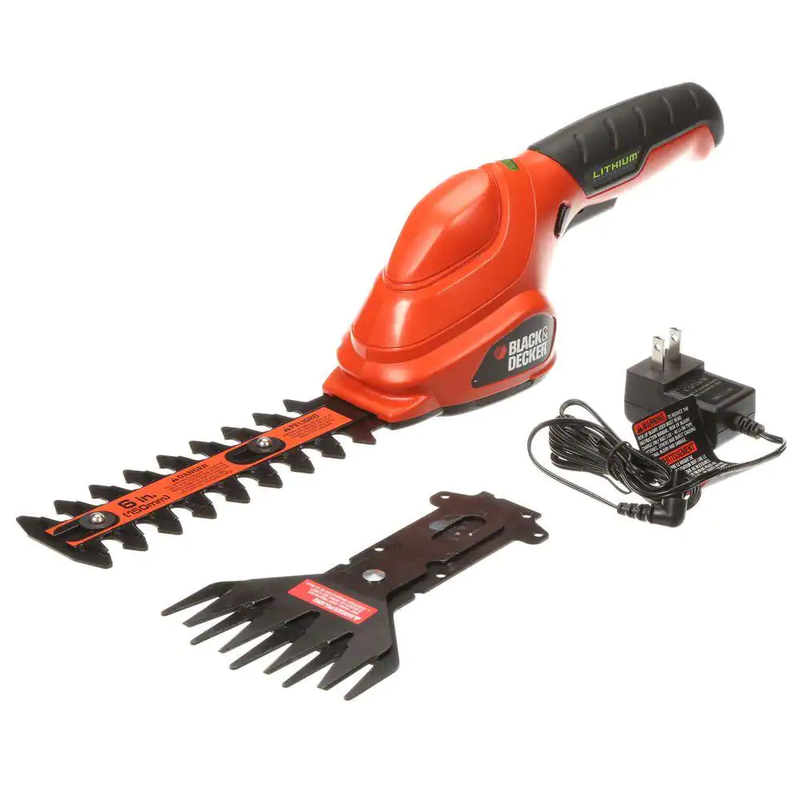 3.6V Cordless Battery Powered 2-In-1 Compact Garden Shears & Trimmer Combo