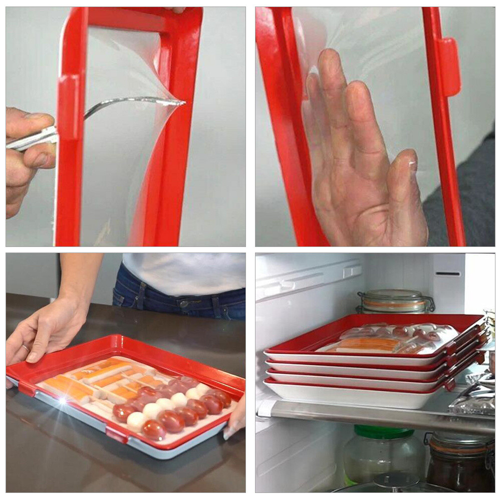 Food Preservation Sealer Seal Tray Storage Container Keep Food Stretch