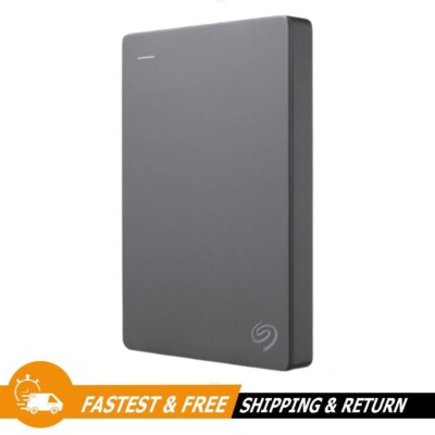 Seagate Basic 2TB USB 3.0 Portable External Hard Drive, Gray (STJL2000400-RC)