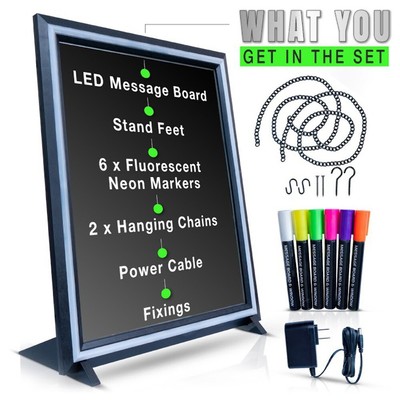 LED Message Board with Markers – Instant Impact for Your Daily Specials and Noti