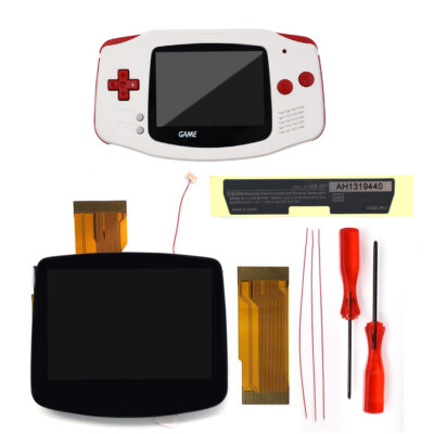 Drop In GBA 3.0'' IPS LCD Laminated For Game Boy Advance GBA No Need to Cut Shell