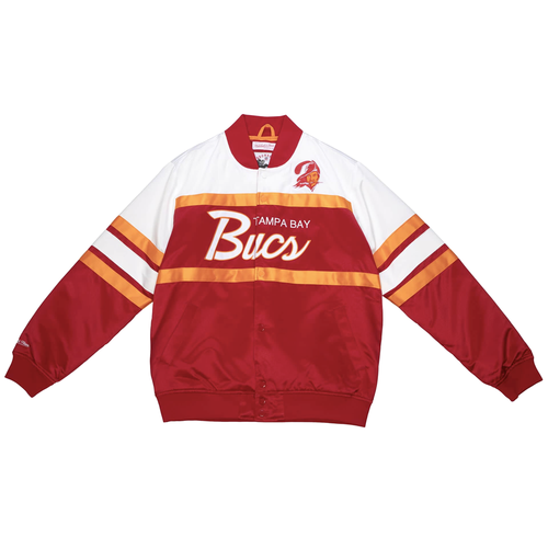 

Mitchell - Ness Special Script Heavyweight Satin Football Jacket Mens Red Casual, Красный, Mitchell - Ness Special Script Heavyweight Satin Football Jacket