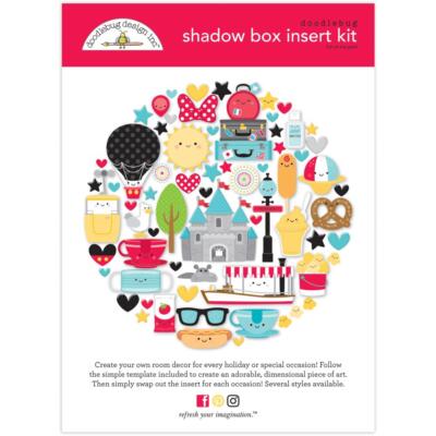 Doodlebug ~ SHADOW BOX INSERT KIT ~ Fun at the Park ~ Disney
