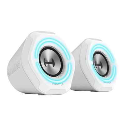 Edifier G1000 2.0 Bluetooth Gaming Speakers w/ RGB Lighting (2-Piece) - White