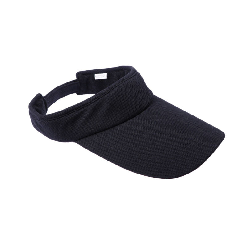Damen Herren Sonnenblende Mütze Unisex Schildmütze Schirmmütze Visor Cap schwarz