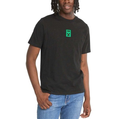 

Puma X Minecraft Graphic Crew Neck Short Sleeve TShirt Mens Size  Casual Tops, Черный, Puma X Minecraft Graphic Crew Neck Short Sleeve TShirt