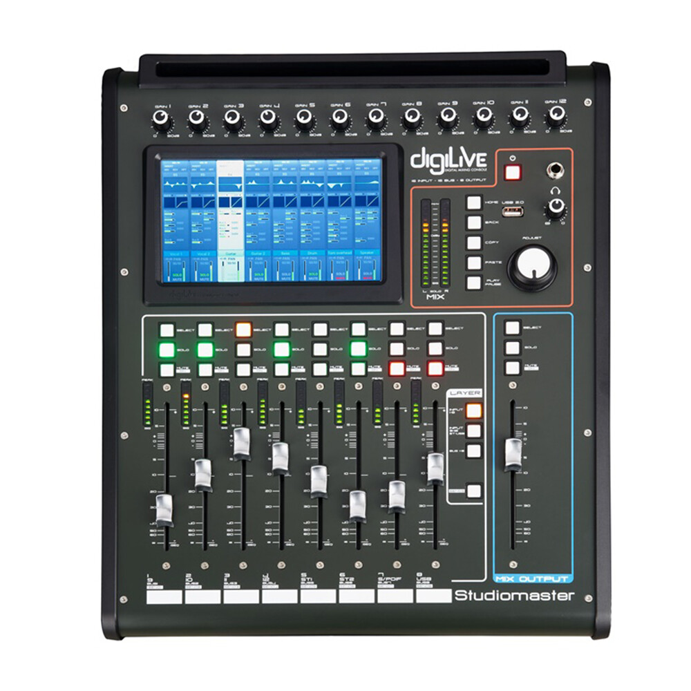 Studiomaster DigiLive16 Digital Mixer 16 Channel Motorised Fader Mixing