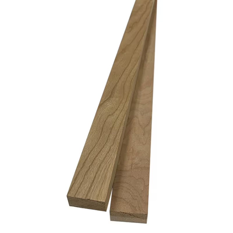 Cherry S4S Board Hardwood 1 In X 2 In X 8 Ft Solid Lumber 2 Pack