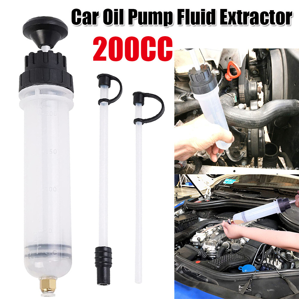 Change Brake Bleeder Fluid Extractor Filling Syringe Hand Pump