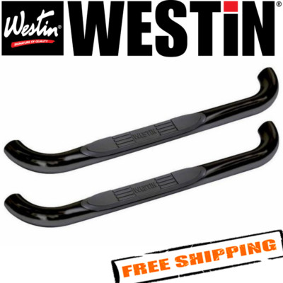 Westin 23-0535 E-Series 3'' Round Nerf Bars for 80-97 Ford F150/F250/F350/Bronco