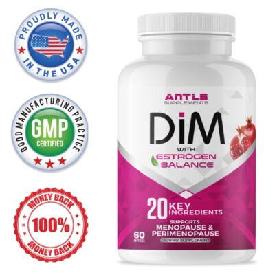Menopause Relief,Dim Supplement,Hot Flash,Hormone Estrogen Balance,PCOS Blocker
