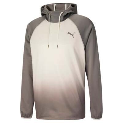 

Puma Fade Pwr Fleece Pullover Hoodie Мужская серая повседневная верхняя одежда 521028-89, Grey