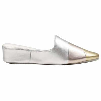 Женские серебристые повседневные тапочки Daniel Green Denise Slip On 40327-712