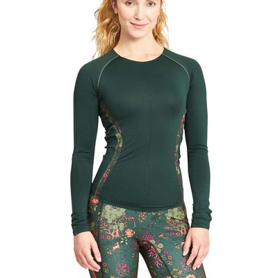 

Рубашка Puma Liberty X с круглым вырезом и длинным рукавом, базовый слой, пуловер, женская рубашка, размер  Ca, Зеленый