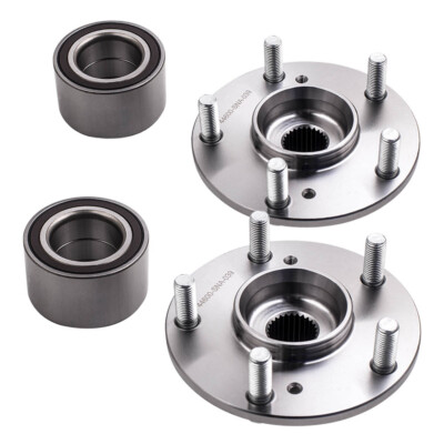 FRONT WHEEL HUBS & BEARINGS FOR HONDA CIVIC DX,EX,GX,LX  PAIR 2007-2010