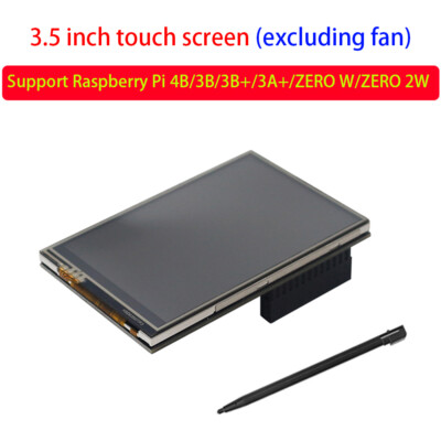 3.5''Touch Screen 125MHz SPI LCD Display Fan for Raspberry Pi 4B/3B/Zero W USA.