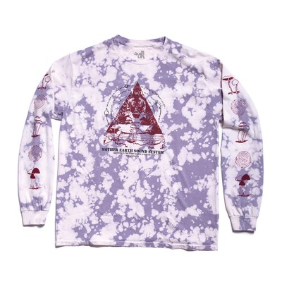 

Мужская футболка The Quiet Life Mother Earth Sound Tie Dyed Lifestyle, белый/фиолетовый, The Quiet Life Mother Earth Sound Tie Dyed Lifestyle T-Shirt