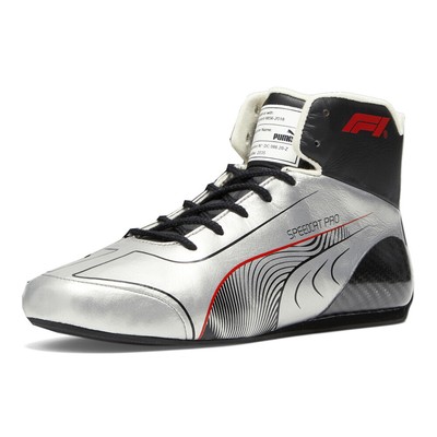 Pre-owned Puma Speedcat Pro X F1 Lvgp High Top Mens Silver Sneakers Casual Shoes 30827801