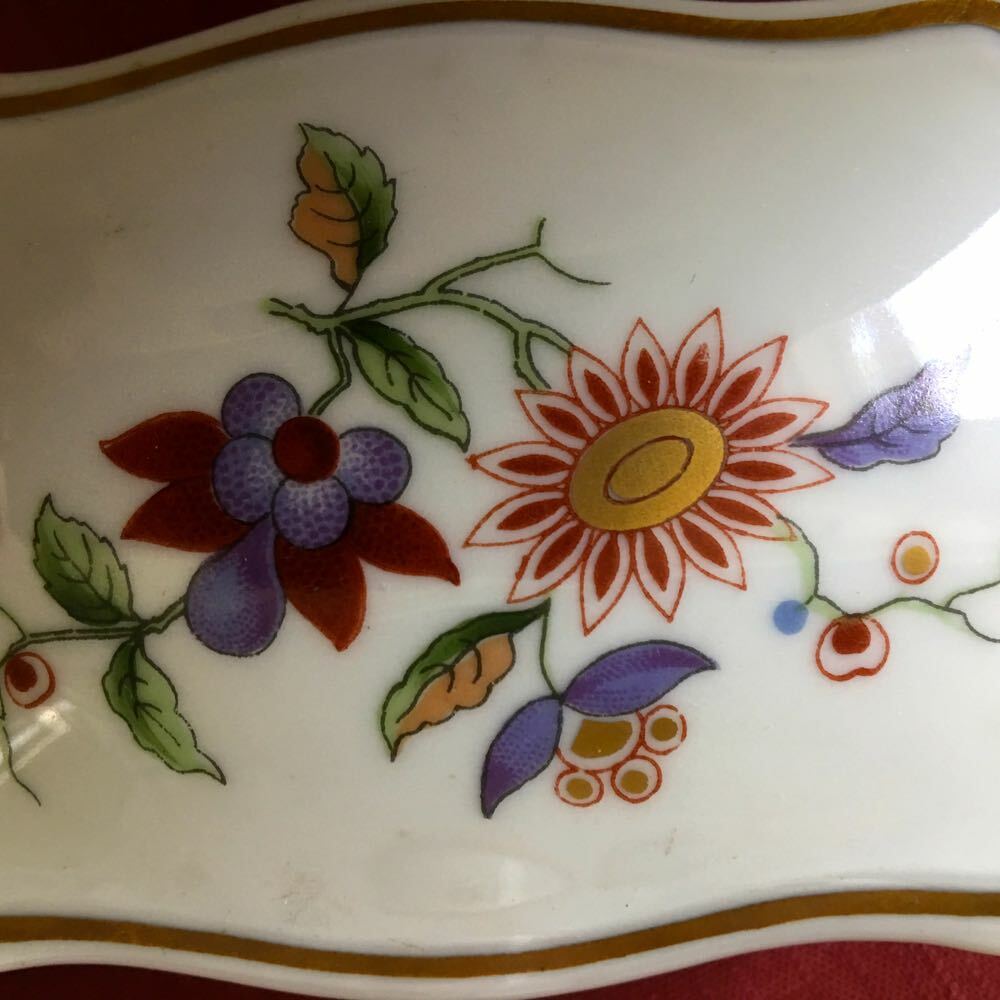 Vintage Richard Ginori Italy Porcelain Oriente Trinket Box