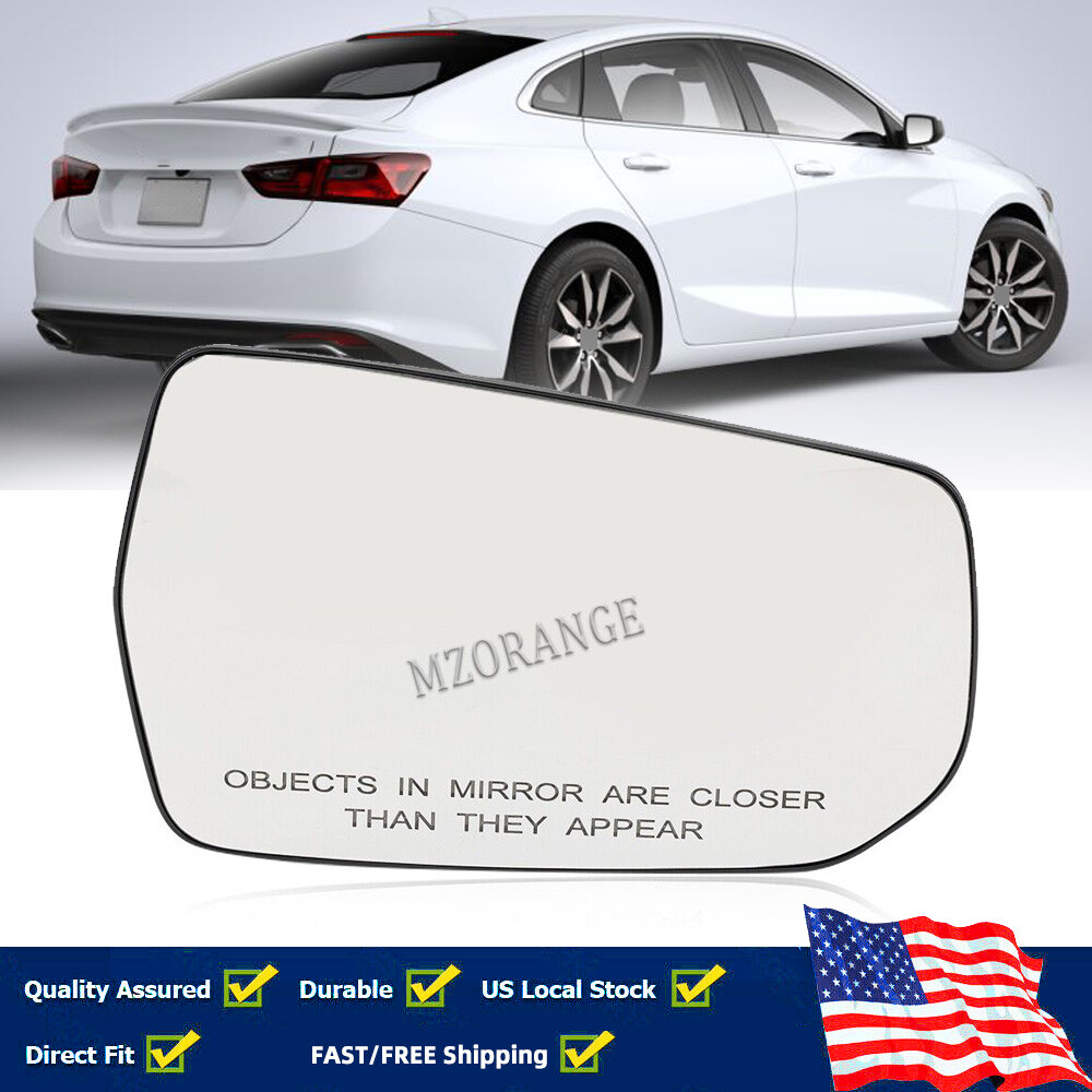 Для Chevy Malibu 2016-2022 Правое боковое зеркальное стекло заднего вида с электроподогревом