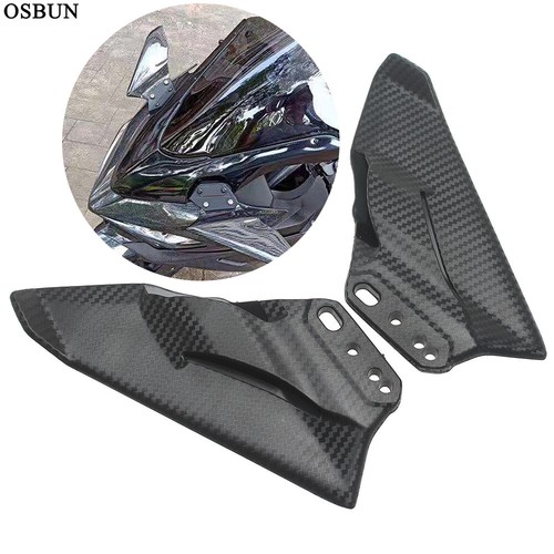 ELJD★ ウイング Front Aerodynamic Winglets For Kawasaki Ninja ZX-6R,Honda