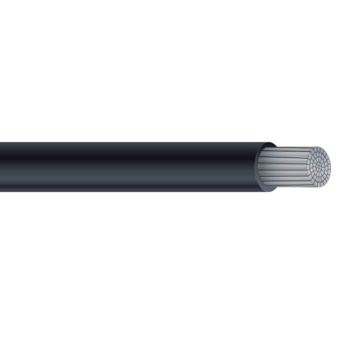 2/0 AWG Aluminum PV Wire RHH RHW-2 Solar Photovoltaic Cable (150 Amp) 2000V