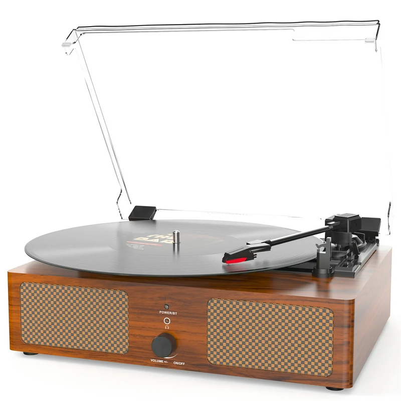 Turntable With Bluetooth,all In One Vintage