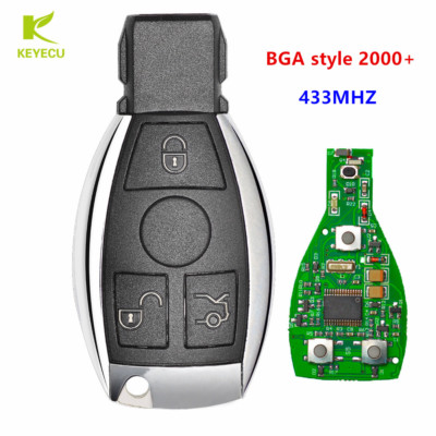 Smart Remote Key fob 3Button 433MHz for Mercedes-Benz 2000+ BGA Replace NEC Chip