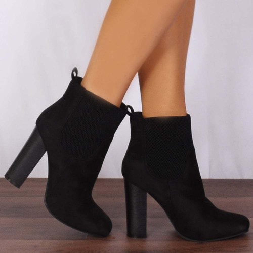 high heels shoes fashion black