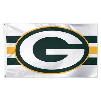 Роскошный флаг Green Bay Packers Away Stripes, 3 x 5