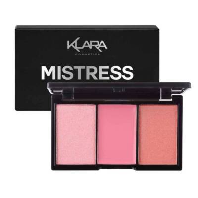 Klara Cosmetics-Mistress - 3 Shade Contour Blush Highlight Eyeshadow Palette AU