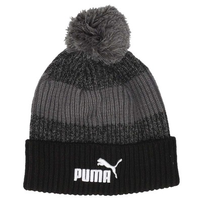 

Puma Kieran Stripe Cuff Beanie Мужская Размер  Athletic Casual 85896703, Grey, Puma Kieran Stripe Cuff Beanie
