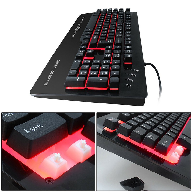 ZERODATE X12 Mechanical Gaming Ultimate Keyboard With Backli