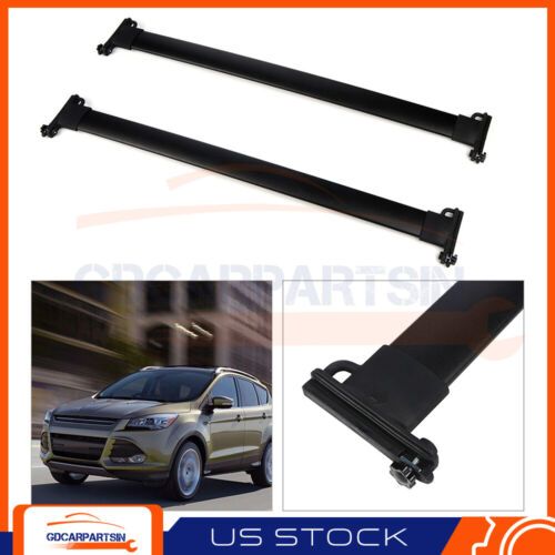 Cross Bars Black Rails Aluminum Bar