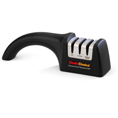 Chef s Choice 4633 3 Stage Diamond Manual Knife Sharpener - Black