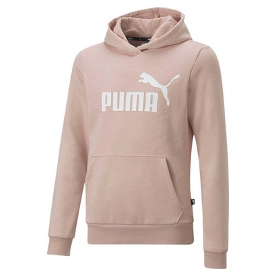 Puma Ess Logo Pullover Hoodie Женская розовая повседневная верхняя одежда 58703147