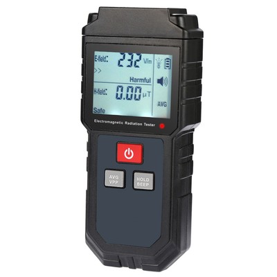 KKmoon Mini EMF Meter Digital LCD Electromagnetic Radiation Tester Detector N2E0