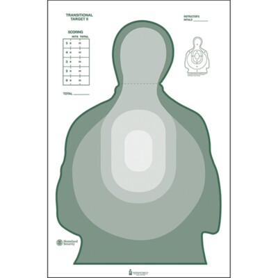Action Target US Dept of Treasury Transitional Target II 24.5'' x 40'' 100 Per Box