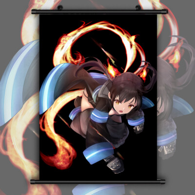 Fire Force Kotatsu Tamaki HD Canvas Print Wall Poster Scroll Room Decor