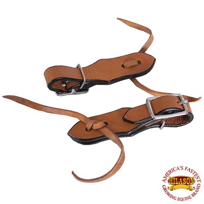 SLOBBER STRAPS w Antique Nickel Star Conchos 4 Mecate Reins by Rose Lodge Equine