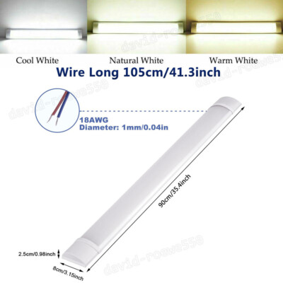 2FT 3FT 4FT LED Batten Tube Light Shop Lights Workbench Garage Ceiling Fixture