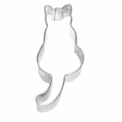 Birkmann Ausstechform Katze Sitzend Ausstecher Plätzchenform Keks Weißblech 7cm