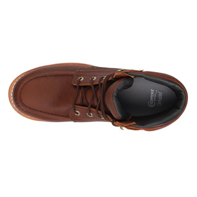 Pre-owned Chippewa Edge Walker 6 Inch Waterproof Composite Toe Work Mens Brown Work Safet