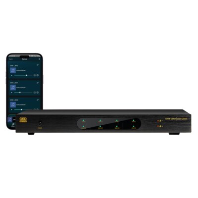 OSD SRT4 GEN2 App Control 4 Zone Media Streamer, iOS or Android App, Airplay