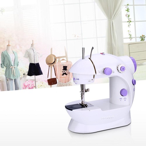 US Portable Desktop Mini Electric Sewing Machine Hand Held Household Home Tailor