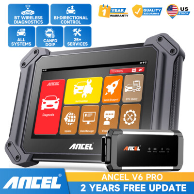Car Full System OBD2 Diagnostic Scanner Bidirectional Test TPMS IMMO ABS EPB Oil