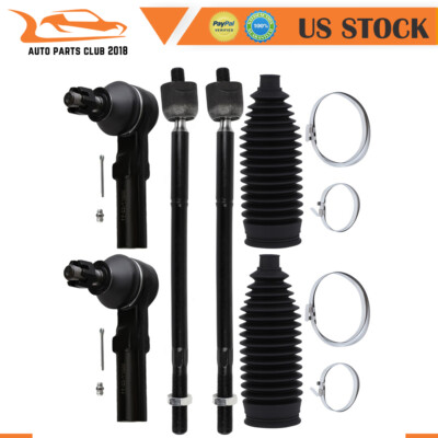 6pcs Front Inner Outer Steering Tie Rod End Fits 2009-2013 Toyota Corolla Matrix