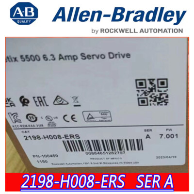 100% New Allen Bredley 2198-H008-ERS Kinetix 5500 Servo Driver AB 2198 H008 ERS